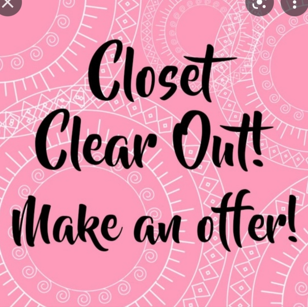 Closest Clear Out!!! I need it ALL gone!